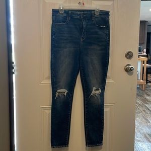 American Eagle, high-rise skinny jeans